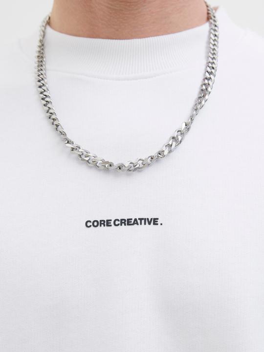 Actual product image Jack & Jones Jcoinfinity Print Back Sweat Ss (S)