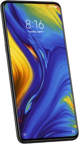 Produktbild Xiaomi Mi Mix 3 (128 GB, Onyx Black, 6.39", Dual SIM, 12 Mpx, 4G)