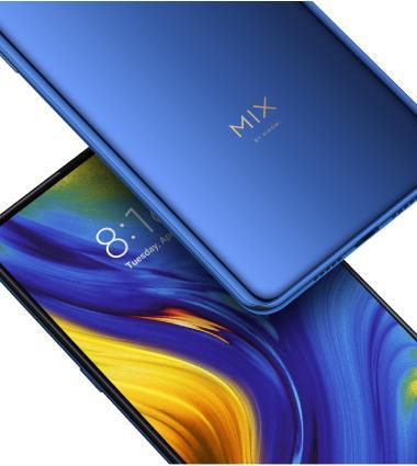Actual product image Xiaomi Mi Mix 3 (128 GB, Sapphire blue, 6.39", Dual SIM, 12 Mpx, 4G)