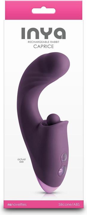 Actual product image NS Novelties Inya Caprice Purple Vibrator 17.7 cm
