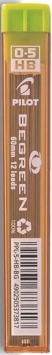 Produktbild Pilot Stifter BeGreen, grafit, 0,5 mm, HB, etui a 12 stk. (Ersatzmine, Graphit)