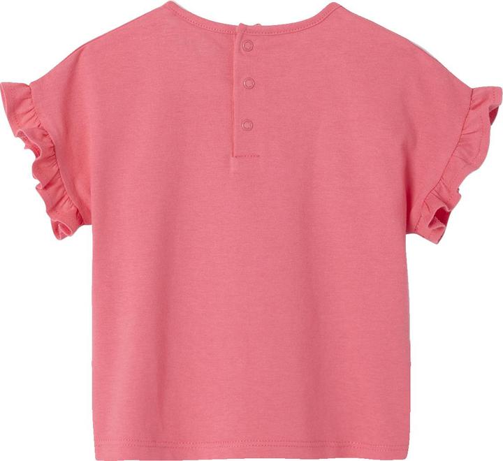 Actual product image Vertbaudet Bio-Kollektion: Baby T-Shirt mit Volantärmeln und Frucht-Motiv (68)
