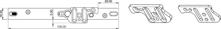 Produktbild OPO Türandruckbeschlag ECO-LOCK Flachstulp-Set