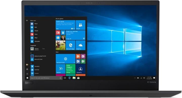 Actual product image Lenovo ThinkPad X1 Extreme (15.60", Intel Core i5-8300H, 8 GB, 256 GB, CH)