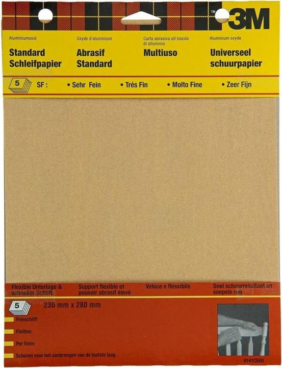 Actual product image 3M Sandpaper P180 (180)