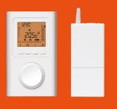Actual product image Delta Dore DeltaDore radio thermostat set with transmitter and cable receiver