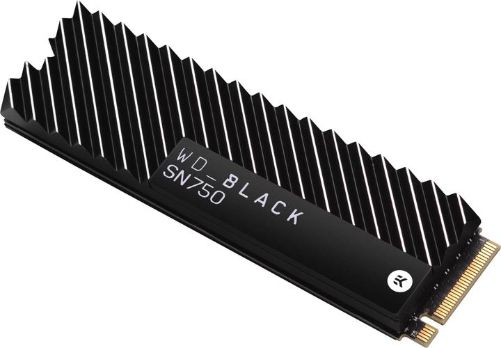 Actual product image WD Black SN750 Gaming - with heatsink (500 GB, M.2 2280)