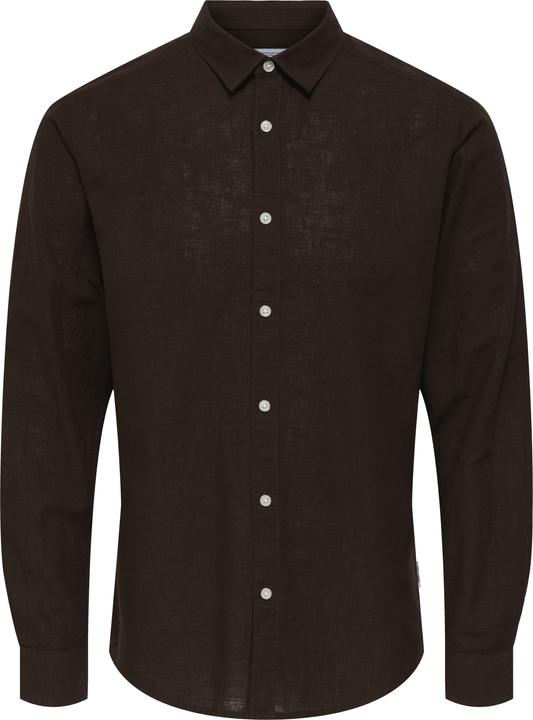 Only & Sons Onscaiden Life Ls Solid Linen Shirt Noos (XXL)