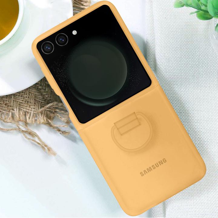 Actual product image Samsung Silicone Case with Ring (Samsung Galaxy Z Flip5)