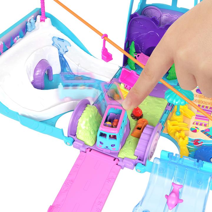 Image du produit Mattel Polly Mini - Τροχοσπιτο Με Ζωακια για 3+ ετών JCC22