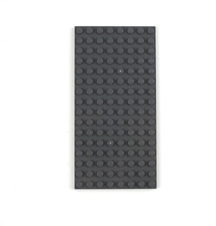 Image du produit LEGO Plaques de construction 8x16 Gris foncé - Classic, Basic, City - Plaque gris bleu foncé 92438 (92438)