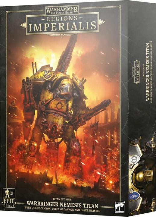 Produktbild Games Workshop Legions Imperialis: Warbringer Nemesis Titan With Quake Cannon, Volcano Cannon, And Laser Blaster (Kunststoff)