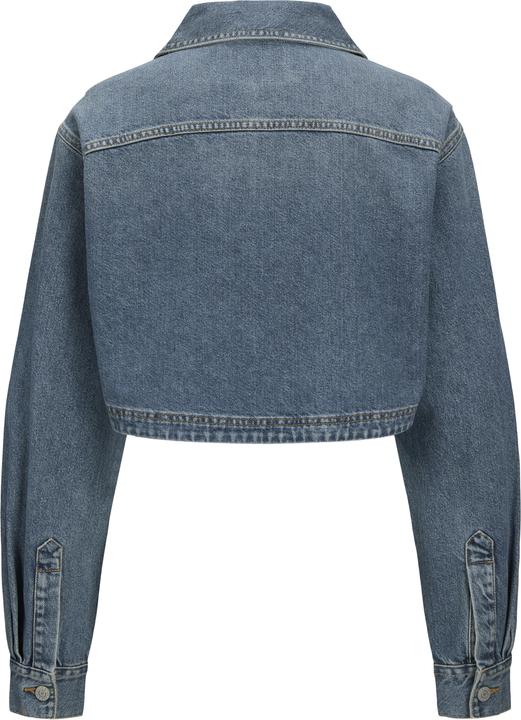 Immagine prodotto JJXX Normal geschnitten Hemdkragen Tief angesetzte Schulter Jeanshemd Jeanshemd (XS)