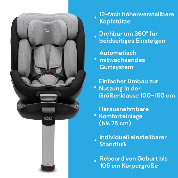 Actual product image Booboo Safety Barcelona (Reboarder, ECE R129/i-Size Standard)