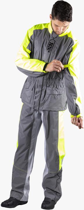 Actual product image iXS Rain pants Silver Reflex-ST neon-grey (Women, Men, XL)