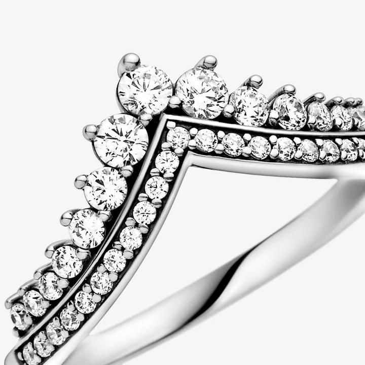 Actual product image Pandora Tiara Wishbone Ring (56, 925 Silver)