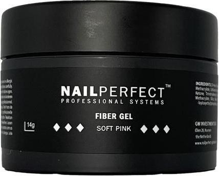 Produktbild Nail Perfect NailPerfect Fiber Gel Soft Pink 14g (Soft Pink, Gel-Effekt Nagellack)