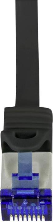 Immagine prodotto LogiLink Cavo patch Ultraflex, Cat.6A, S/FTP, 10 m, nero con cavo grezzo Cat.7, cavo extra flessibile e (S/FTP, CAT6a, 10 m)