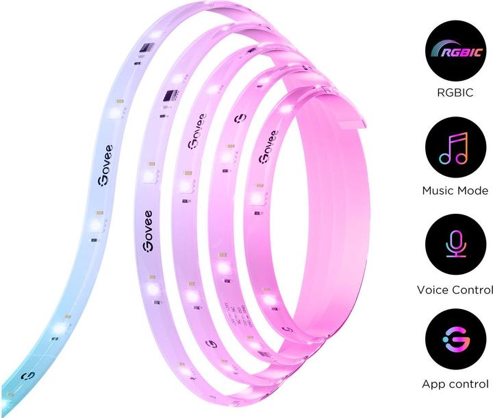 Produktbild Govee LED Strip Lights (RGBIC, 300 cm, Indoor)