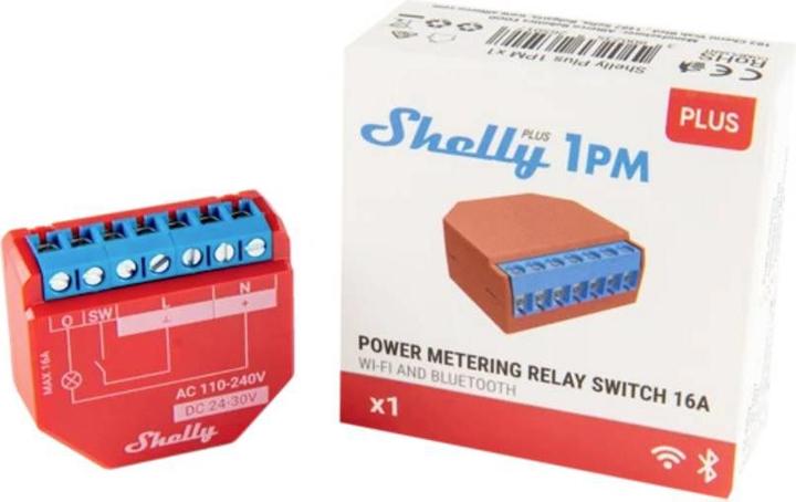 Immagine prodotto Shelly Più 1PM (Attuatore dell'interruttore)