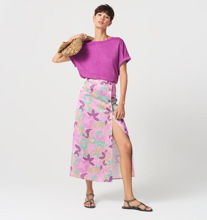 Immagine prodotto La Redoute Collections T-shirt in lino con scollo rotondo (L)