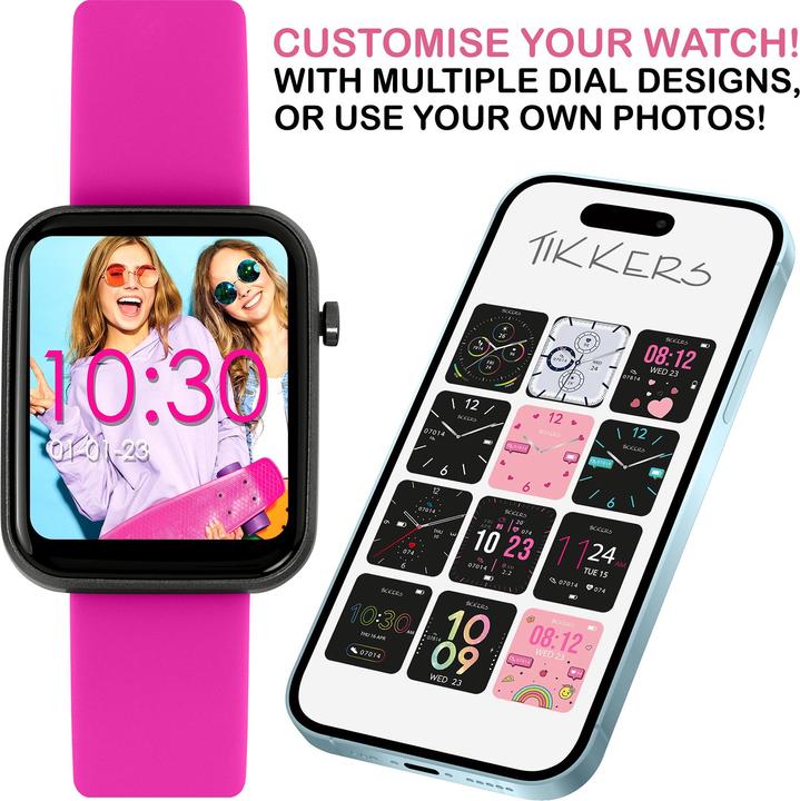 Actual product image Tikkers Smart Watch Series 13 Silicone Strap