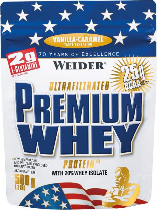 Actual product image Weider Premium Whey Protein (Strawberry, Vanilla, 1 pcs., 500 g)