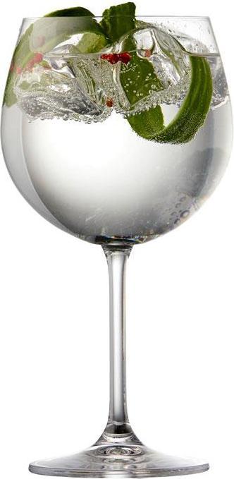 Actual product image Lyngby 57 cl - crystal glass - clear (5.70 dl, 4 x, Gin glasses)