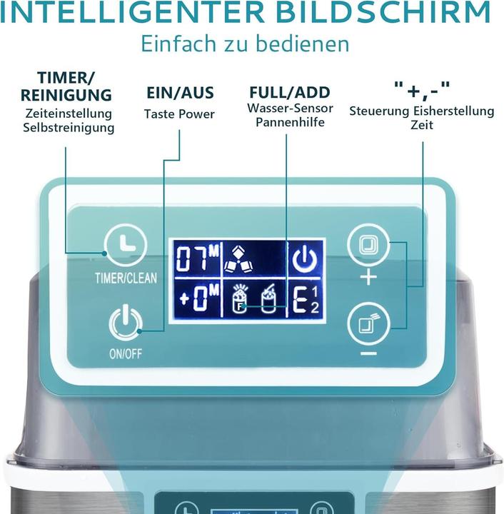 Image du produit Euhomy Eiswürfelmaschine