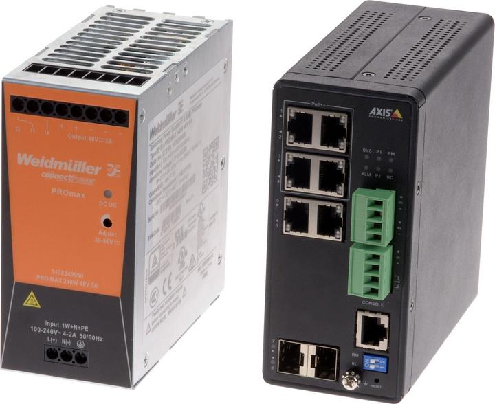 Axis T8504-R Commutateur robuste PoE+++ à 4 ports PoE (4 Ports)