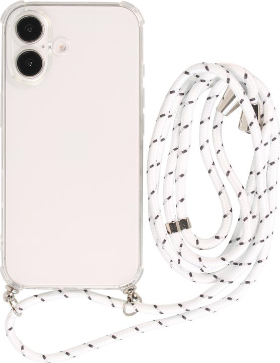 Immagine prodotto PhoneLook Copriscarpe in gel trasparente con lacci e lacciuoli (Apple iPhone 16 Plus)