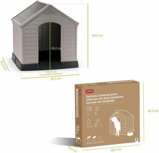 Produktbild Curver Hundehütte - Haus Für (Hundezwinger)