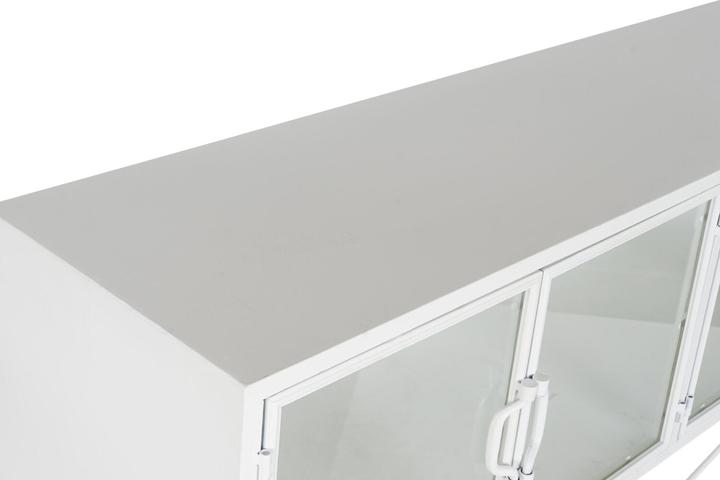 Actual product image DKD Home Decor Console White Metal Crystal 120 x 35 x 80 cm (120 x 35 x 80 cm)