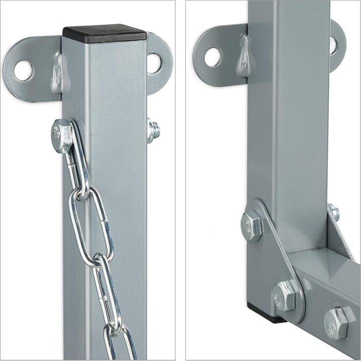 Actual product image Relaxdays Wall-mounted tyre rack