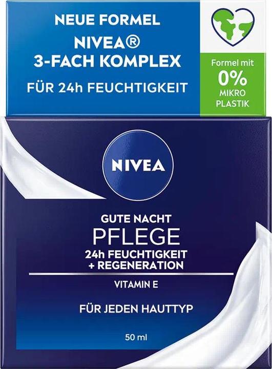 Productafbeelding NIVEA Goede nachtverzorging 24 uur hydratatie + regeneratie (50 ml, 24h crème)