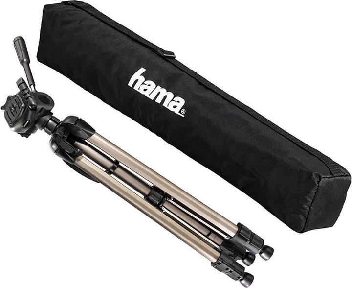 Actual product image Hama Star 5, aluminium, tripod, incl. 3-way head (Metal)