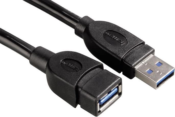 Image du produit Hama Câble d'extension USB 3.0 doublement blindé (3 m, USB 3.0)