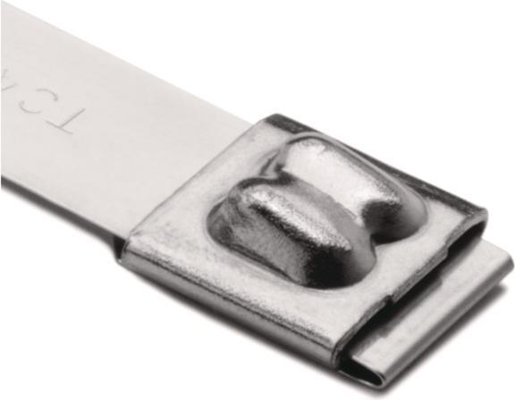 Produktbild HellermannTyton Kabelbinder Edelstahl 521x12,3mm (Metallkabelbinder, 521 mm, 50 Stk.)