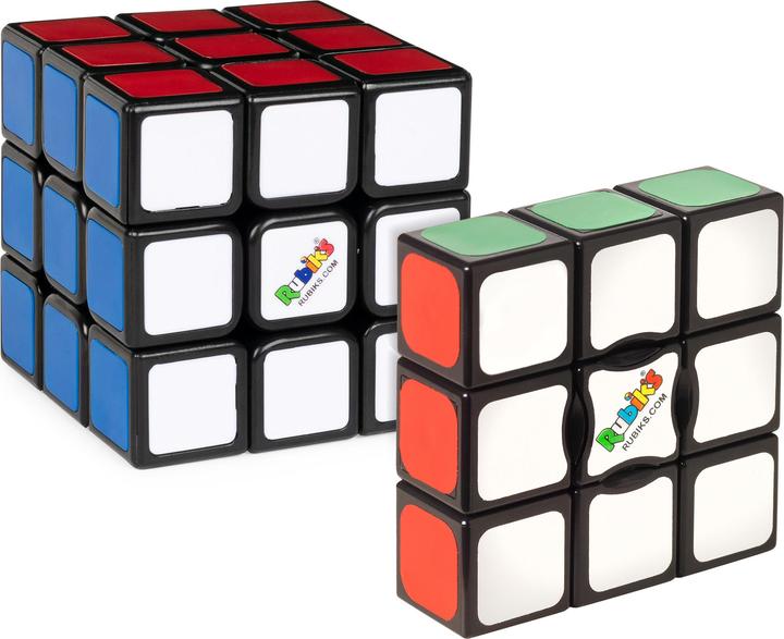 Image du produit Spin Master Rubik's, Kit de démarrage, Coffret cadeau avec le cube 3x3 original et le cube Edge 3x3x1, cube à ma (3 x 3)