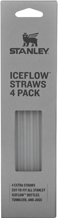 Produktbild Stanley 1913 Trinkhalm IceFlow Straws 4er-Pack, Transparent (4 x)