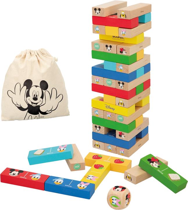 John Disney Stapelturm aus Holz
