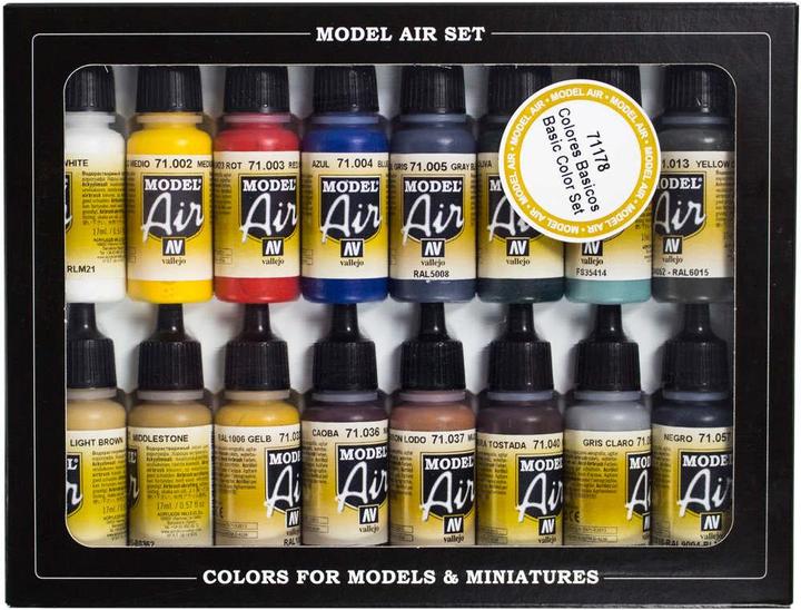 Vallejo Model Air - Basis-Farben