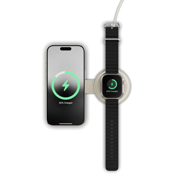 Actual product image Satechi OntheGo 2-in-1 Wireless Charger mit Qi2 (15 W)