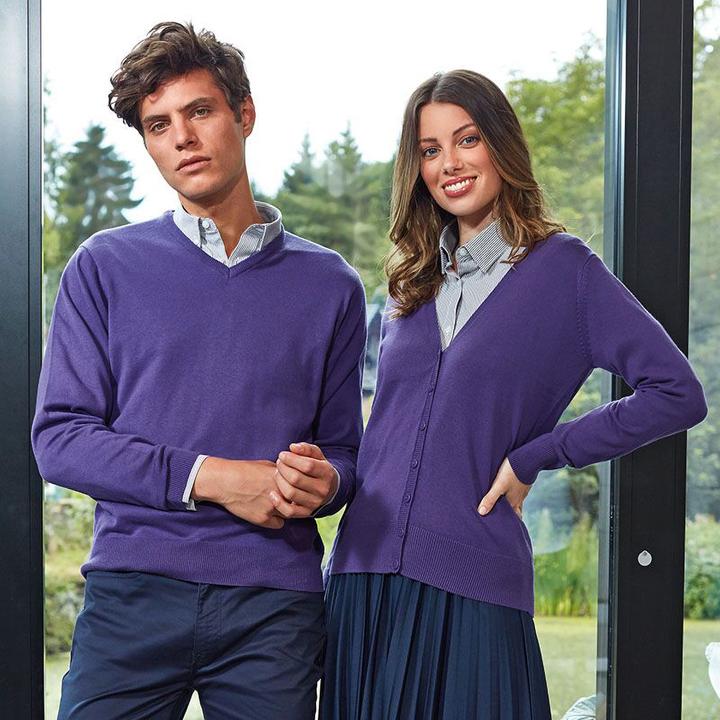 Image du produit Premier Pull en tricot avec encolure en V (4XL)