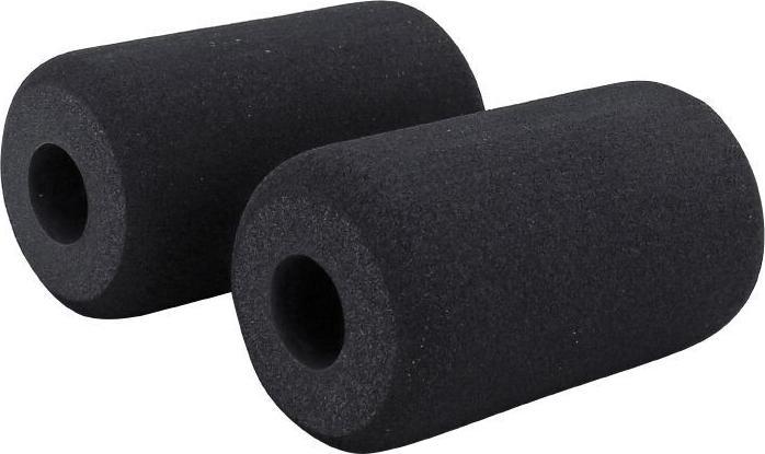 Mottez pairs of foam protectors for car door velo for tube (Black)