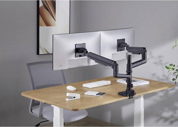 Produktbild SpeaKa Professional SP-MM-980 2fach Monitorhalterung 43,2 cm (17") - 124,5 cm (4 (Tisch, 49.02")