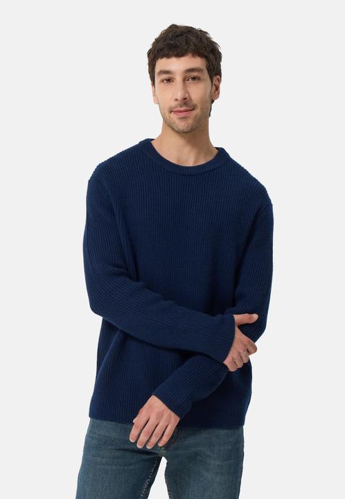Cash-Mere Grobgestrickter Wolle Kaschmir Rundhals Pullover
