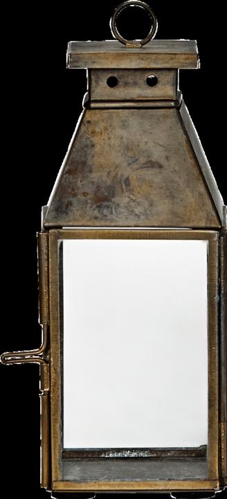 Produktbild House Doctor Windlicht, HDTilka, Antikes Messing-Finish (6.5 x 6.5 x 17.5 cm, 1 x)
