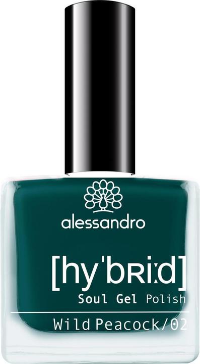 Alessandro Nagellack Hybrid 118 Wild Peacock (118 Wild Peacock, Gel-Effekt Nagellack)
