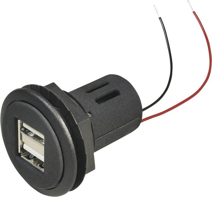 ProCar USB Einbau Doppelsteckdose